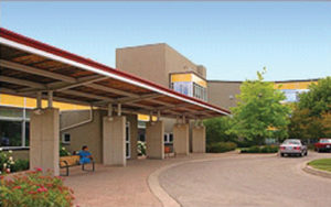 Exterior shot of peopleCare AR Goudie Long-Term Care