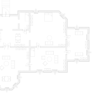 Sketch of a floor plan