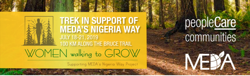 Trek in support of MEDA's Nigeria way July 18-21, 2019