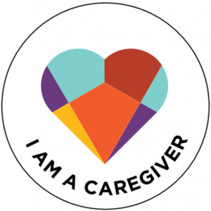 I am a caregiver badge