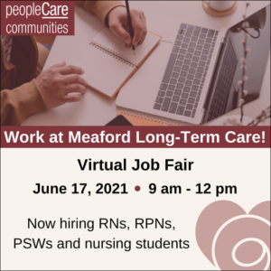 Meaford Long-Term Care virtual job fair on June 17 9 am to 12 pm