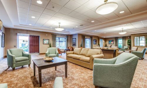 Seating area at Oakcrossing Retirement Living