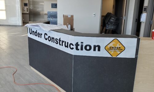 Construction progress photo of Meaford LTC redevelopment