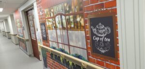 Sensory-scape wall mural of local cafe