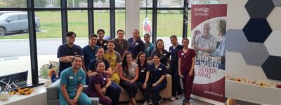 Group of young Internationally Educated Nurses at peopleCare Meaford Long-Term Care Home