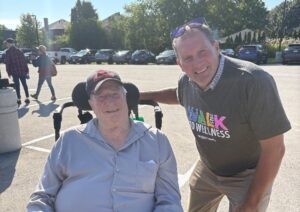 MPP Paul Vickers and Meaford LTC resident Don