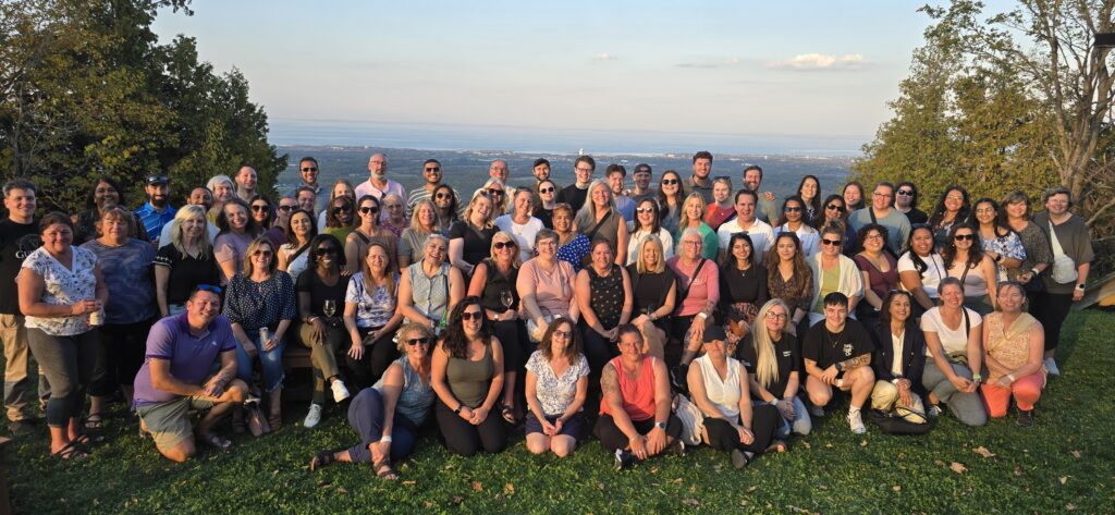 peopleCare leaders at the top of the Blue Mountains